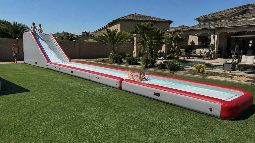 Backyard Fun Package slide setup